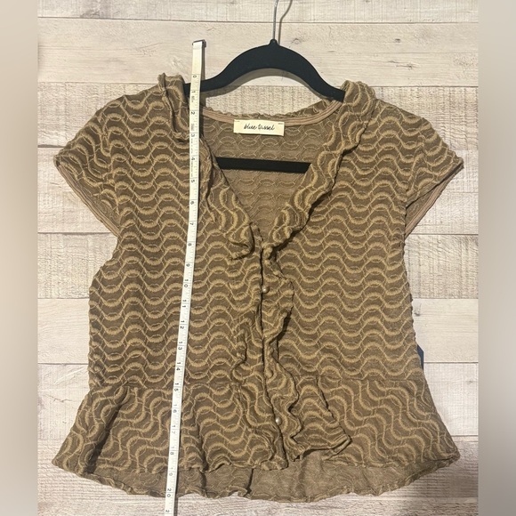Brown Ruffle Top - Picture 4 of 5